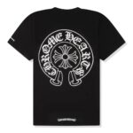 Black Chrome Heart Shirt​