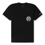 Black Chrome Heart Shirt​