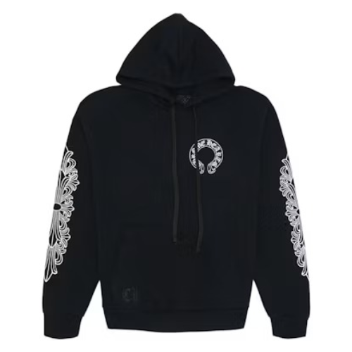 Black Chrome Hearts Hoodie​